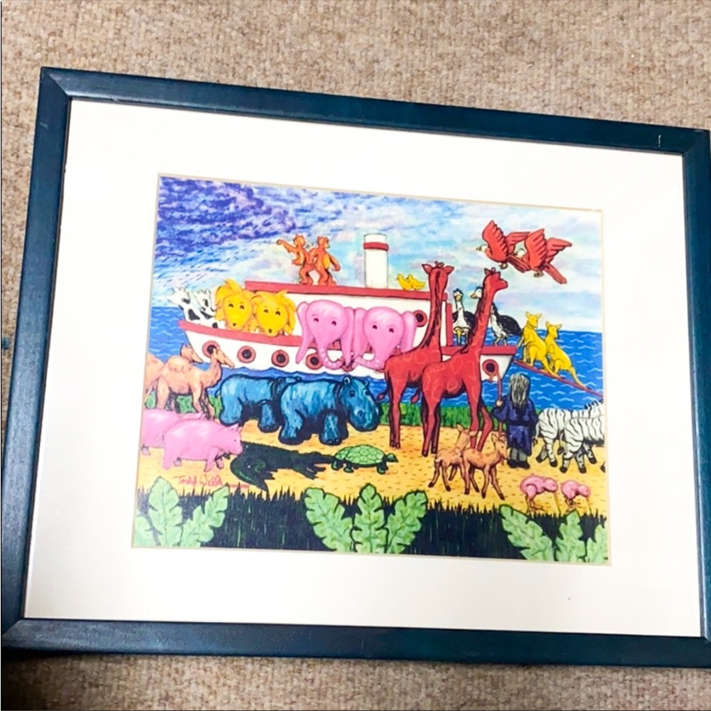 Noah’s ark print